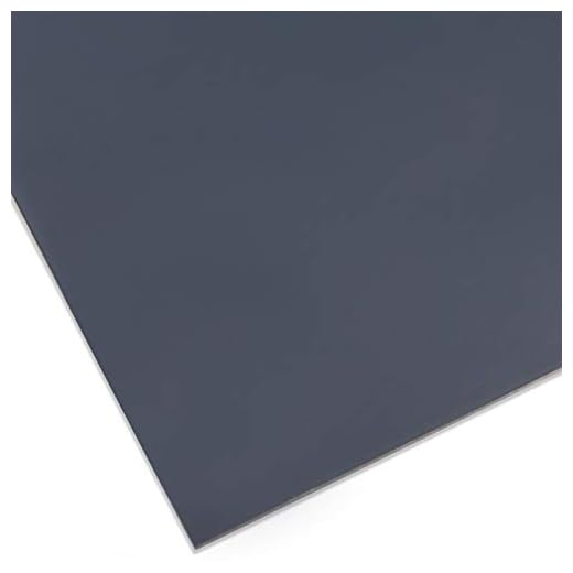 PLEXIGLAS® GS färgat, mångsidigt och brottsäkert märkesakrylglas för ljusföremål etc, 3 mm tjockt PLEXIGLAS® GS-platta i 12 x 25 cm, mellangrått transparent (7C83)