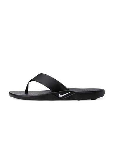 Nike Marina Mens Flip-Flops White/Black 10