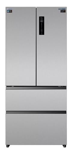 INFINITON ELECTRONICS Frigorifico Americano FRD-580Q90XEN, 190 cm de Altura, 458 Litros, E, Inox, Total No Frost, Inox