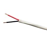 Monoprice Origin Series 14 Gauge AWG 2 Conductor Burial Rated Speaker Wire/Cable - 250ft Gray Outdoor Compatible Water Resistant Jacket with Color Coded 100% Pure Bare Oxygen-Free Copper Conductors