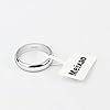 Meixao Unisex Solid 925 Sterling Silver Highly Polished Wedding Ring 5mm Band in Sizes J-Z (K) #5