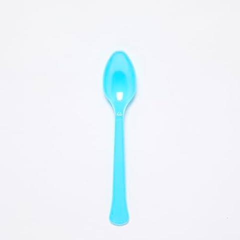 Amscan Bright Blue Eco-Friendly Party Spoons Cover