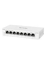 Tenda LAN Switch 8 Port Gigabit Netzwerk Switch Ethernet Splitter (IGMP-Snooping & QoS, Unmanaged, Plug-and-Play Internet Switch, Lüfterlos, Metallgehäuse, Weiß) (TEG1008M) – Ansicht 1