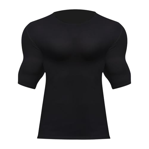 T-shirt moulant rembourré respirant homme vêtement de fête taille L
