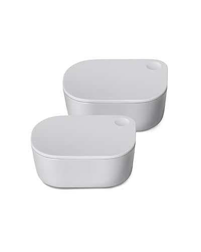 Caraway Mini Dash Inserts - 2pc .6 Cup Dash Ramekins w/Lids - Easy to Store