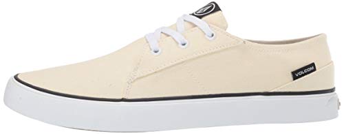 Volcom Men's Mens LO FI Fashion Sneaker Skate Shoe Shoe, Natural, 7 D US