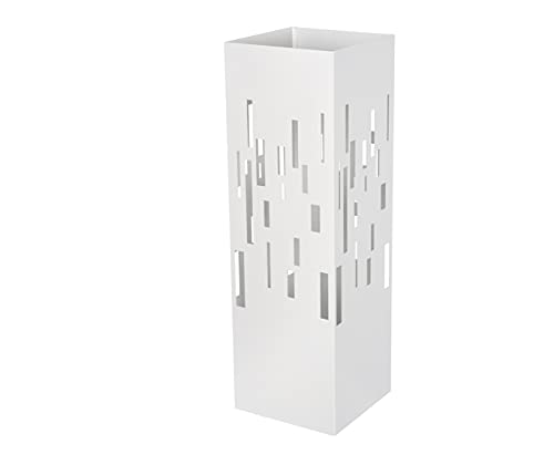 HERSIG - Paraguero Original | Paragueros de Diseño de Estilo Moderno para Paraguas Largos y Paraguas Plegables de Color Blanco Cover