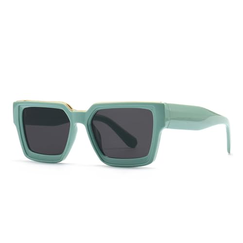 Lunettes de soleil vintage marron grand modèle style rétro intemporel femme homme