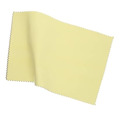 Sunshine Polishing Cloth Soft Yellow Cloth Cleans Jewelry, Gold, Silver, Brass, Copper and Metals Leaves A Long-Lasting Luster, No Scratching, Non-Abrasive 7.5 x 5 Inches