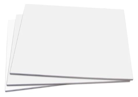 A3 Plain Desk Pad with 50 Sheets of 120gsm Thick Paper and Grey Backboard - Ideal for Notes, Sketches and Planning (2)