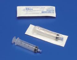 SOFTPACK Syringe, 20mL, Luer Lock Tip, 40 Count Box