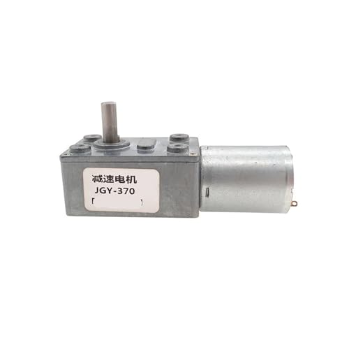 Motorreductor helicoidal ZGY370 CC 6V reductor metálico reversible de 10 rpm