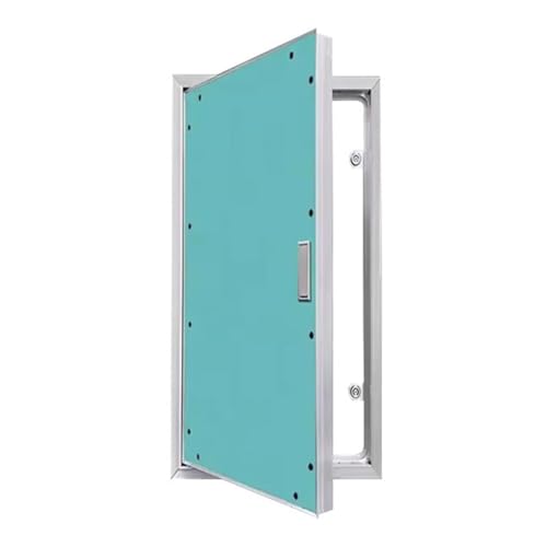 Cadre en aluminium pour porte de cloison sèche, verrouillage, amovible, 40 x 60 cm, parfait pour les murs et plafonds en plaques de plâtre, solution d'accès légère et durable
