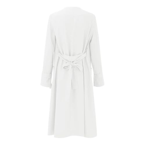 Women's Long Sleeve Open Front Casual Jackets Trendy Lapel Collar Lightweight Blazer4