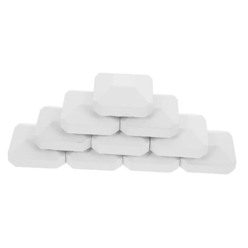 NOLITOY 10 piezas Unidades Briquetas de Cordierita Resistentes al Calor para Barbacoa de Gas Repuestos Portátiles para Parrillas Exteriores y Camping Mejora Distribución de Calor y