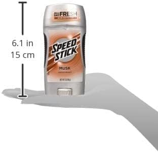 Speed Stick Deodorant, Musk 3 oz (Pack of 3)