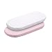 Cambrass - Sabana Bajera algodón - Sabana Ajustable con Gomas - Ropa de Cama para bebé con Tratamiento Sanitized - capazo/moisés 35x80x7 cm Rosa Essentia Rosa