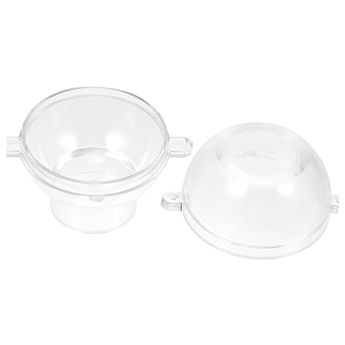 DOITOOL Molde para Velas Esférico Diy 1pieza Molde de Plástico Transparente para Velas Personalizadas Herramienta de Manualidades