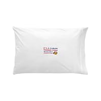 CafePress Cuban Smiley Designs Pillow Case Standard Size Pillowcase, Lumbar Cover Microfiber