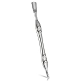 Nagelhautschieber mit Gabel, Nagelhautentferner Hornhautentferner Cuticle...