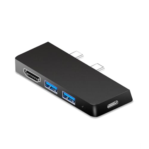 Hub USB C triple affichage pour Surface Pro 9 afin de travailler sur trois écrans 4K