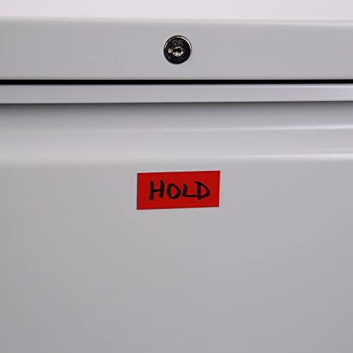 Mastervision Dry Erase Magnetic Tape Strips, 0.88 X 2, Red, 25/Pack #TOP4