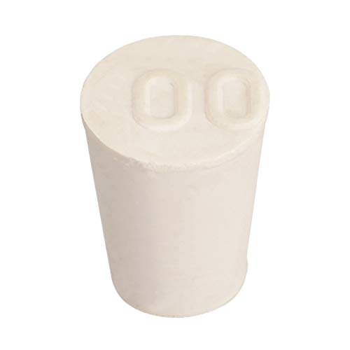 Uxcell White Tapered Shaped Solid Rubber Stopper For Lab Tube Stopper Size 00 10Pcs #TOP2