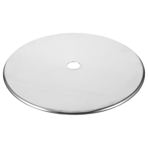 Genérico Adaptador Placa de Inducción de Acero de 32,8 CM Diseño de Anillo para Mantener la Limpieza, Compatible Estufas y Mesas de Cocina, Recomendado para Cocinas de Inducción y Gas