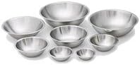 Royal Industries Heavy Duty Mixing Bowl, Stainless Steel, 16 qt, 16 3/4" Diam x 5 1/4" Depth, Silver, Commercial Grade