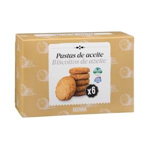Pastas de aceite Hacendado Caja 6 ud. (250 g) Pack 2