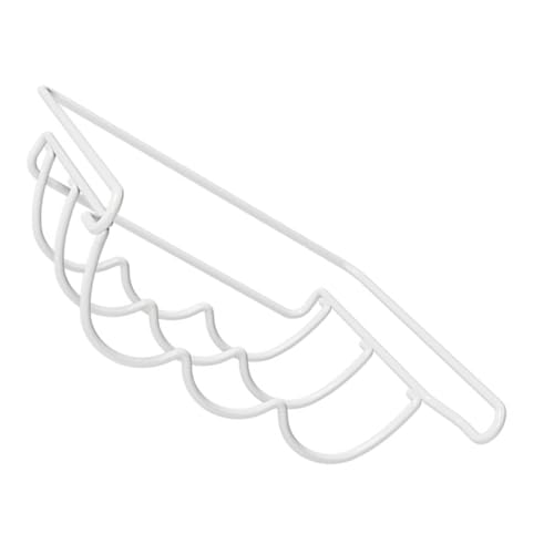 BAZEITFLOW Organizador Apilable de Botellas para Refrigerador Estante de Hierro Resistente para Vino y Cerveza Soporte Compacto para Almacenamiento Cocina y Nevera Blanca