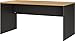 Produktbild Germania Schreibtisch 4225-549, mit Seitenwangen, in Graphit/Eiche, 158 x 75 x 79 cm (BxHxT)