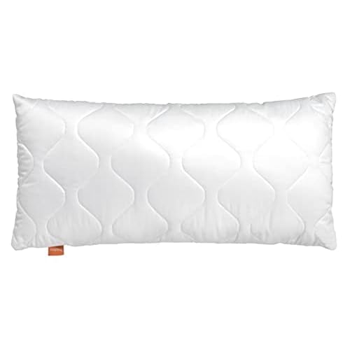 sleepling 195865 Komfort 100 Kopfkissen | Ökotex | waschbar bis 60 Grad | Made in EU | Füllmengengarantie | Größengarantie | 40 x 90 cm, weiß 6 sleepling 195865 Komfort 100 Kopfkissen | Ökotex | waschbar bis 60 Grad | Made in EU | Füllmengengarantie | Größengarantie | 40 x 90 cm, weiß