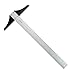 Pacific Arc: T-Square, Alum, Scholastic - inch/Metric 24