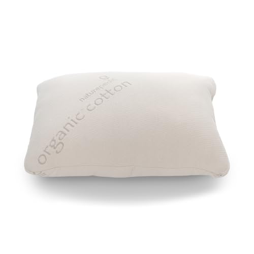 Naturepedic Organic Latex Pillow - Standard Bed Pillow with Soft...