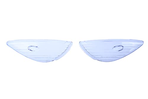 aVDB-moto Paar Blinkerkappe Hinten kompatibel mit APRILIA RSV 1000 2001-2003, RS 50/125 1995-2005, TRIUMPH DAYTONA 650 2004-2005, 675 2006-08, SPRINT ST/GT 1050 2011-15 (Klar)