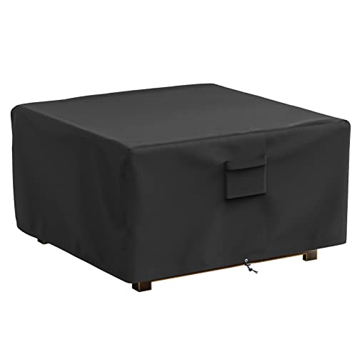 Shinestar Durable Square Fire Pit Cover, Fits For 36-40 Inch Gas Fire Table, Waterproof And Windproof, 40 X 40 X 20 Inches, Black #TOP3