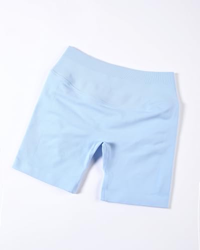 Image of AUROLA Influence Workout Shorts for Women,2.5 3.5 4.5 5.5 6.5 No Roll Up Squat Proof Scrunch Seamless Compression Gym Short