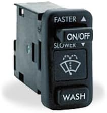 Velvac 090120 Windshield Wiper Switch Integrates Multi Speed Wiper and Washer Functions Into A Single Dashboard Device