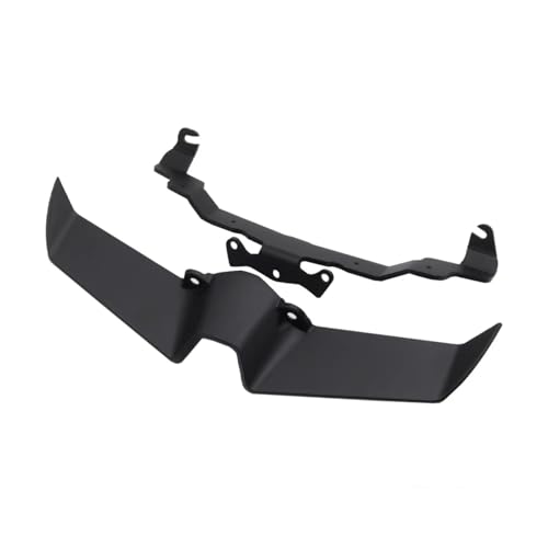 sanehou Motorrad Seitenspoiler Kompatibel Mit Yamaha Für MT-10 Für MT10 SP 2022 2023 2024 Für Sport-Abtrieb Für Nackte Front-Forntal-Spoiler, Aerodynamische Flügelabweiser(Glossy Black)