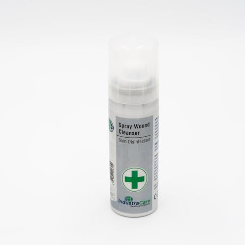 IndustraCare 70ml Spray Wound Cleanser - Clean & Disinfect Minor Wounds First Aid Aerosol