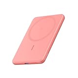 Anker MagGo Power Bank, Ultra-Slim 5,000mAh Magnetic Battery Pack, Qi2 Certified 15W Max Ultra-Fast MagSafe-Compatible Portable Charger, Ergonomic Design, for iPhone Air / 17/16 Series