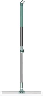 Tawzix Magic Broom Silicone Floor Wiper – Heavy-Duty Floor Cleaning Squeegee with Stainless Steel Extendable Handle | Multipurpose Bathroom, Kitchen, Tile & Window Cleaner