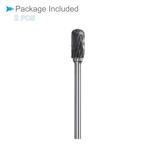 Fresas Rotativas de Carburo de Tungsteno 6mm Diámetro 2 Piezas miniatura 6