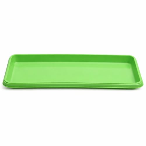 Image of Tray for Bello Rectangle 30cm (Green) Plastic Planter | Drainage Water Collector Tray for Home & Garden