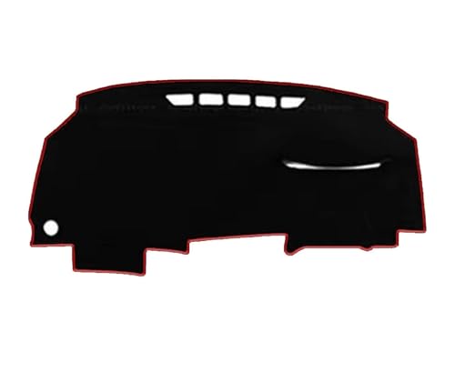 Tapis de tableau de bord Honda Civic finition premium ajustement RHD rouge