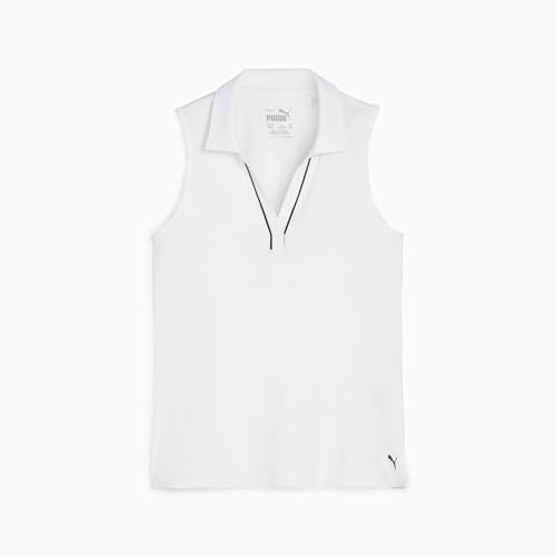 Image of pumagolf Girls Girls Cloudspun Piped Sl Polo