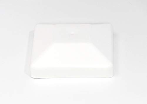 image for JSP Manufacturing 6X6 White Fence Post Plastic Cap- Pick a Pack (5 5/8