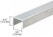 CRL Satin Anodized Series 3601 Side Jamb Channel - 144 - 3601A