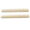 Musiclily Basic 42mm Flat Bottom Bone Slotted Electric Guitar Nut for 6 String Strat Tele Style, 42x3.5x4.5/3.5mm (Set of 2)